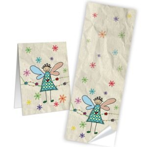 10 ENGEL Aufkleber Schutzengel Kinder Geschenkaufkleber 5 x 14 8 cm Deko Weihnachten Sticker Bandero – Hochzeitsgeschenk | Sticker Muttertag Basteln - Image 1