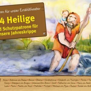 24 Heilige und Schutzpatrone für unsere Jahreskrippe. Kamishibai Bildkartenset.: Entdecken - Erzählen - Begreifen: Kalender. (Geschichten von Vorbildern und Heiligen für unser Erzähltheater) - Image 1