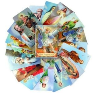 54 verschiedene Heilige Karten mit katholischen Heiligen und Gebeten | Believers Corner - Image 1