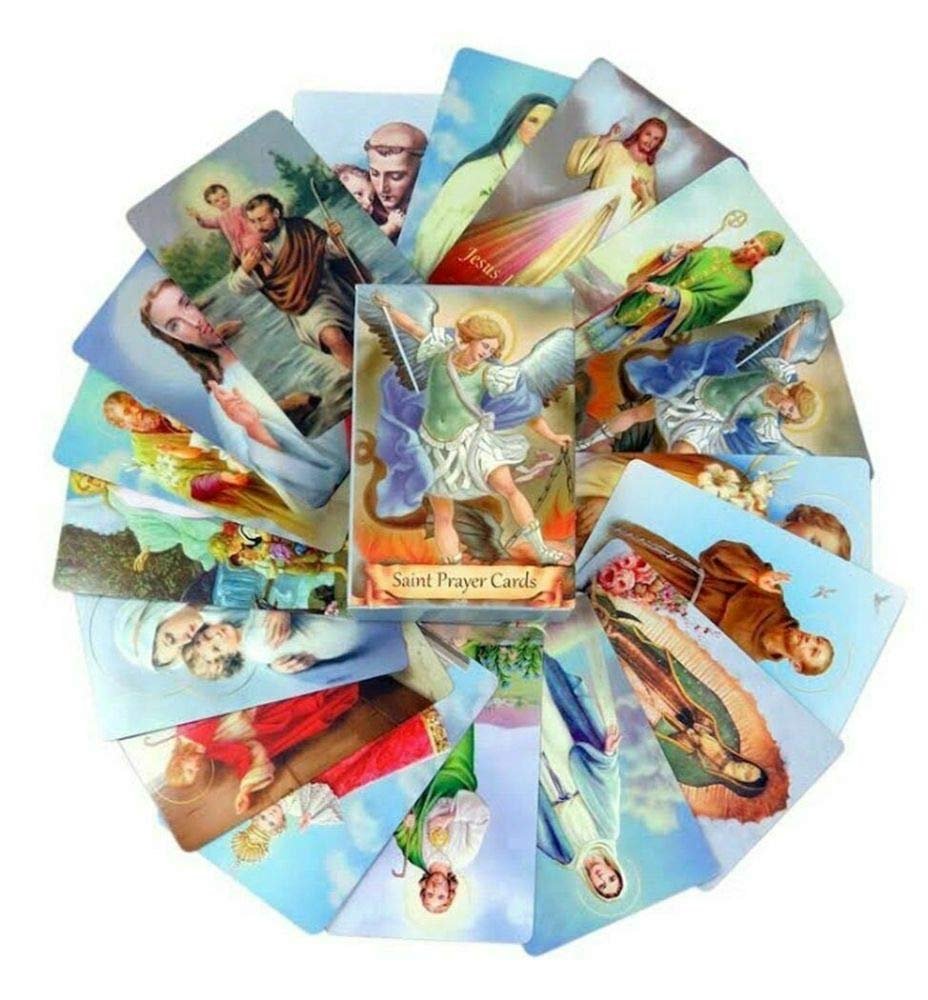54 verschiedene Heilige Karten mit katholischen Heiligen und Gebeten | Believers Corner - Image 1