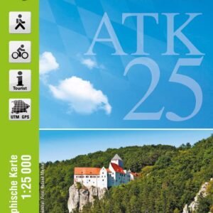ATK25-J12 Kelheim (Amtliche Topographische Karte 1:25000): Riedenburg, Altmannstein, Essing, Mindelstetten, Ihrlerstein, Painten, Kloster Weltenburg, ... Amtliche Topographische Karte 1:25000 Bayern) - Image 1