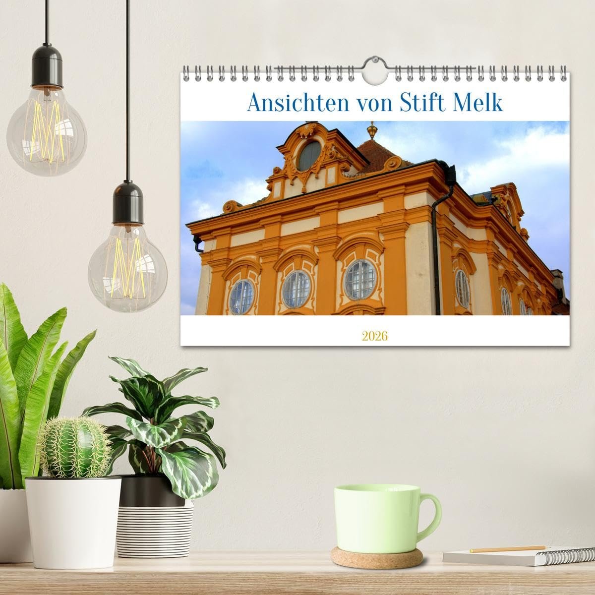 Ansichten vom Stift in Melk (Wandkalender 2026 DIN A4 quer), CALVENDO Monatskalender: Stift Melk, ein architektonischer Höhepunkt in der Wachau (CALVENDO Orte) - Image 3