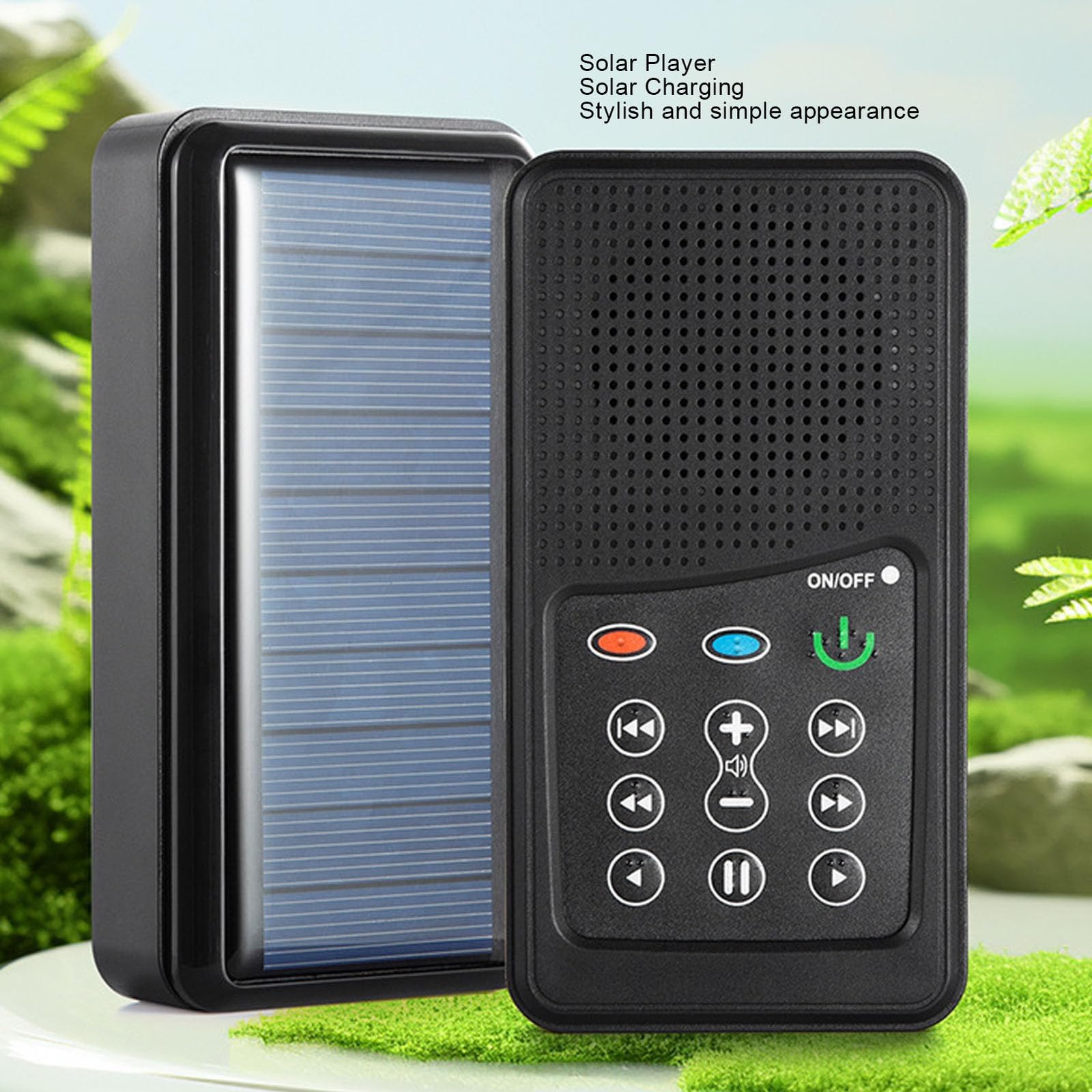 Audio Bible Player für Senioren, Solar Powered Scripture Hörbuch Player mit 4 GB Kapazität und Kopfhörer, Tragbarer Elektronischer Sound (Deutsch, Weltglied, 288 Hymne) - Image 2