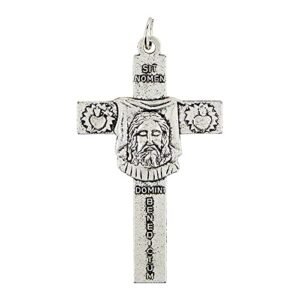 Autom Kruzifix mit Heiligem Gesicht, 24 Stück, Metall-Zink-Legierung - Image 1