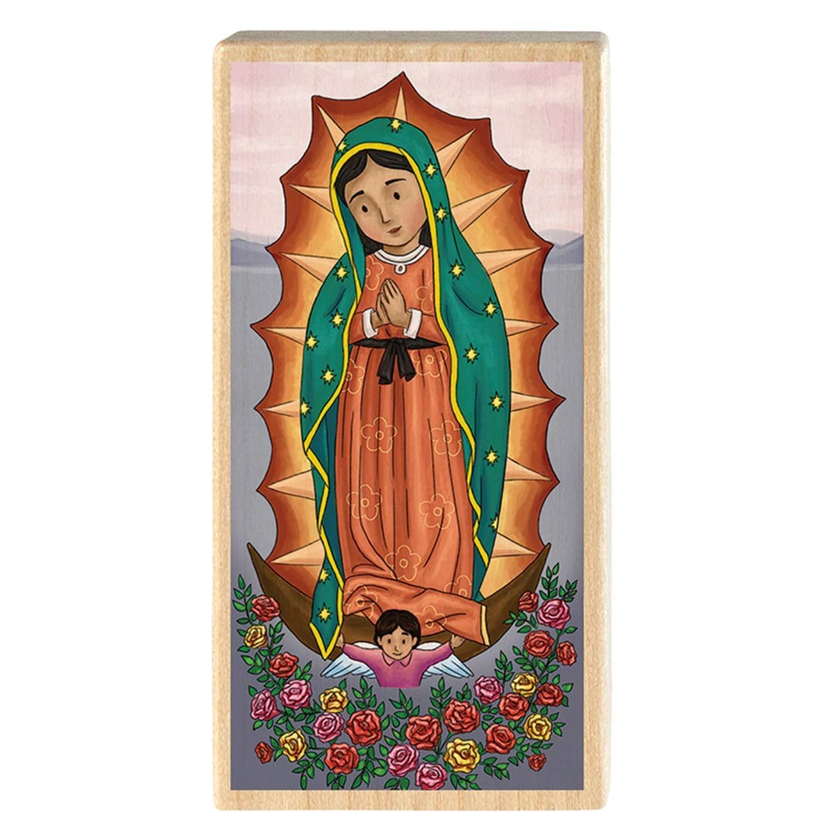 Autom Our Lady of Guadalupe Miniaturblock, 7 cm - Image 1