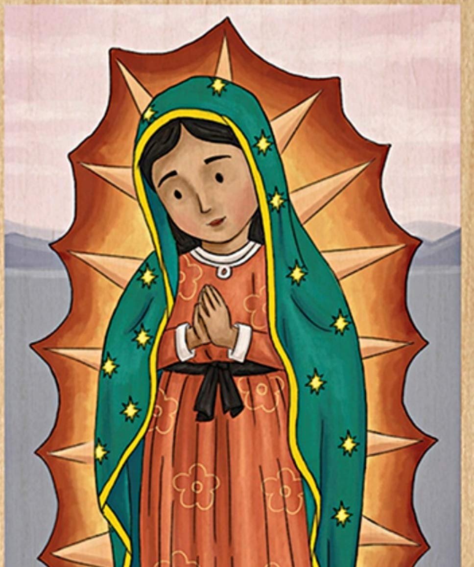 Autom Our Lady of Guadalupe Miniaturblock, 7 cm - Image 3