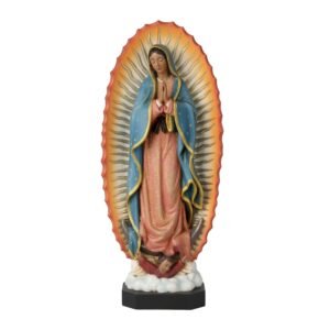 BC katholische Statue Our Lady of Guadalupe, Virgen De Guadalupe, religiöses Geschenk zum Muttertag, inspirierende Heimdekoration, 27,2 cm hoch, handbemalte Skulptur von Buildclassic - Image 1