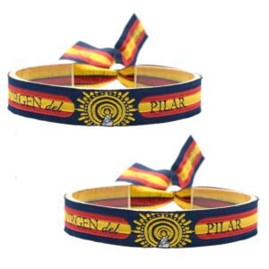 BDM Fadenarmband Virgen del Pilar, spanische Flagge, für Damen und Herren. Einheiten 2 - Image 1