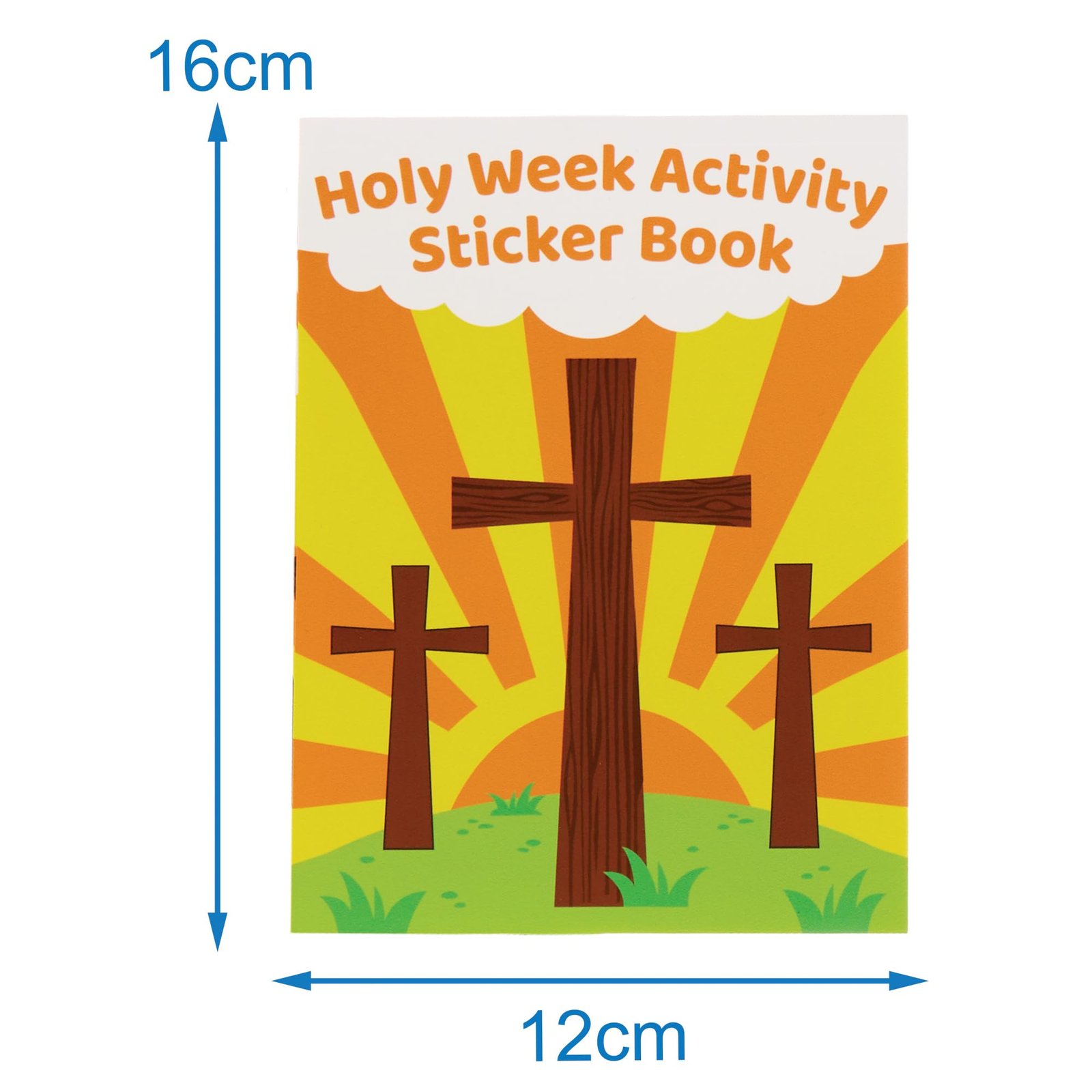 Baker Ross FX977 Aktivitätsbücher zur Heiligen Woche - Packung mit 8, Christliche Aufkleberbücher für Kinder - Image 4