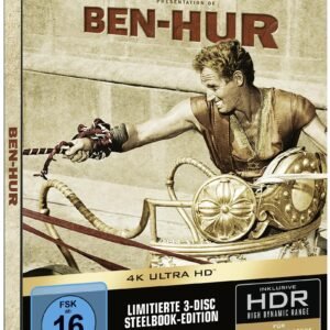 Ben Hur 4K - Limited Steelbook Edition + Bonus Blu-ray - geprägtes Steelbook - 3 Disc - Image 1