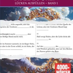 Bibel-Lücken: Lücken ausfüllen – Band 1 | Bibelwissen spielerisch vertiefen | Bibel-Rätsel und Lernspaß für Groß und Klein - Image 1
