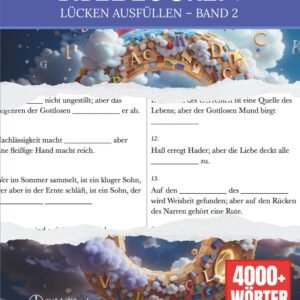 Bibel-Lücken: Lücken ausfüllen – Band 2 | Bibelwissen spielerisch vertiefen | Bibel-Rätsel und Lernspaß für Groß und Klein - Image 1