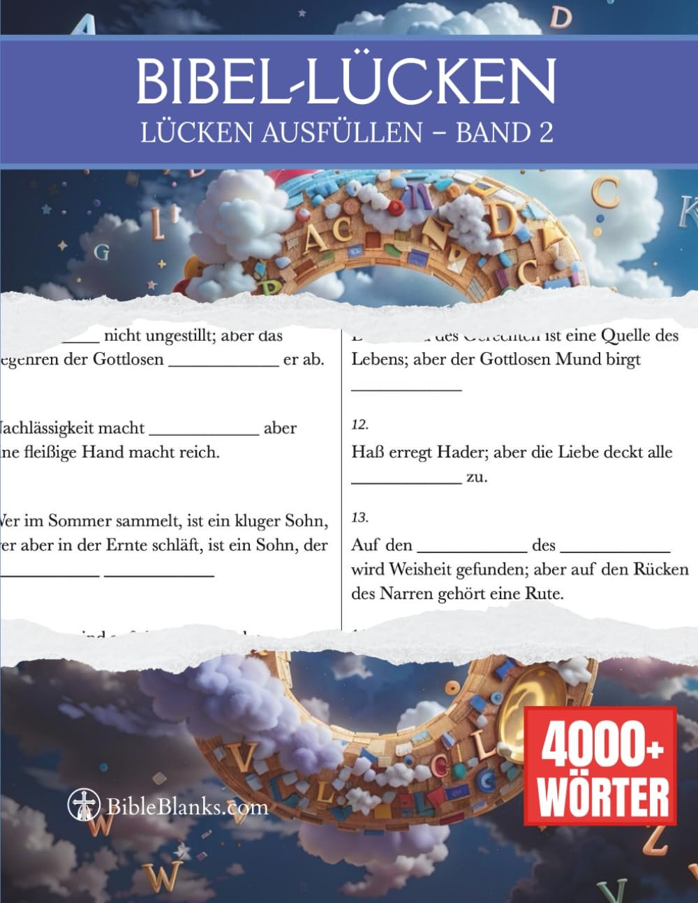 Bibel-Lücken: Lücken ausfüllen – Band 2 | Bibelwissen spielerisch vertiefen | Bibel-Rätsel und Lernspaß für Groß und Klein - Image 1