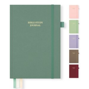 Bibelstudium-Tagebuch, Kirchennotizen, Notizbuch für Notizen und Reflexion, A5, Dunkelgrün - Image 1