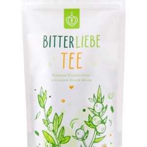 BitterLiebe® Kräutertee lose 100g mit der Kraft der Bitterstoffe I Bitterkräuter, Löwenzahn, Tausendgüldenkraut, Fenchel, Pfefferminz I ca. 60 Tassen - Image 1