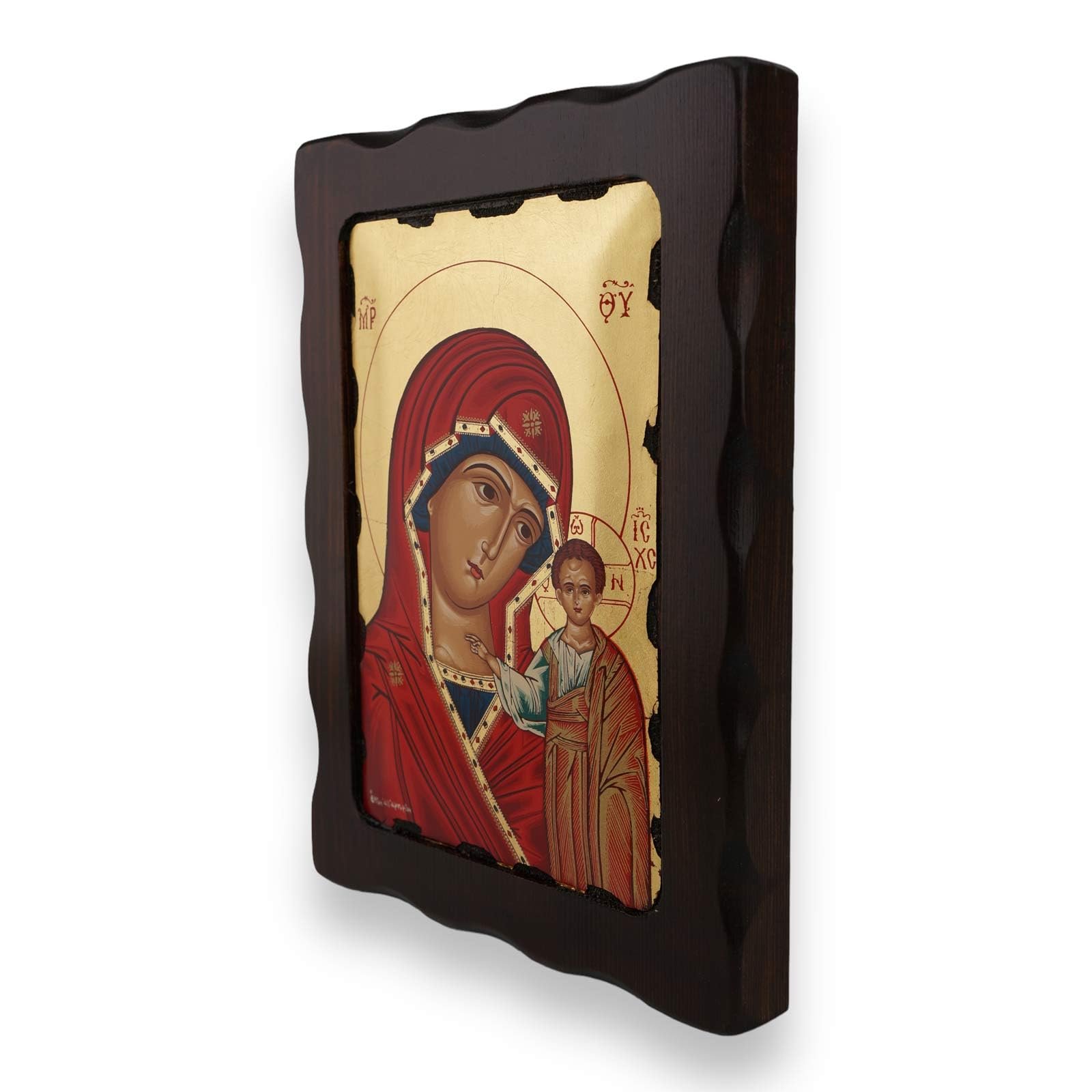 BlessedMart Ikone Unserer Lieben Frau von Kasan - griechisch-orthodoxe byzantinische Gottesmutter Ikone - Image 2