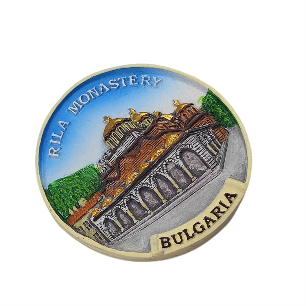 Bulgarien 3D Rila Kloster Kühlschrankmagnet, Souvenir, Geschenk, Harz, handgefertigt, Bulgarien, Kühlschrankmagnet, Heim- und Küchendekorationskollektion - Image 2