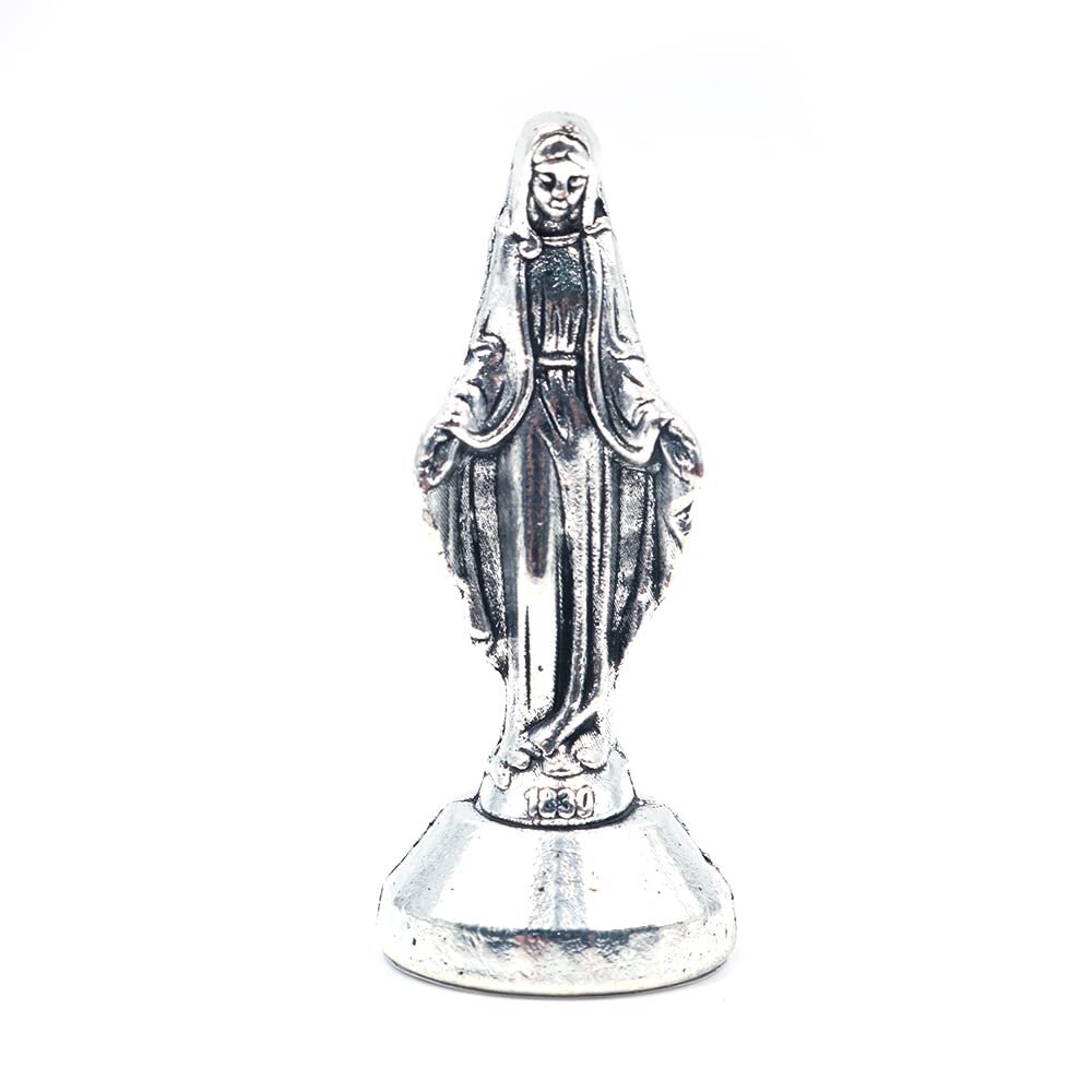 CENPEK 5 Stück Gesegnete Jungfrau Maria Unsere Liebe Frau von Lourdes Statue Religise Ornamentfigur 5cm - Image 1