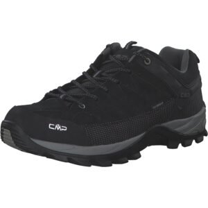 CMP Herren Rigel Low Shoes WP Trekking-& Wanderhalbschuhe, Nero-Grey, 42 EU - Image 1