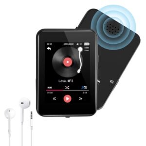 COVVY 72 GB MP3 Player, Musik-Player mit Bluetooth 5.2, eingebauter HD-Lautsprecher, FM-Radio, Sprachaufzeichnung, E-Book-Funktion, Kopfhörer enthalten, ideal für Sport - Image 1