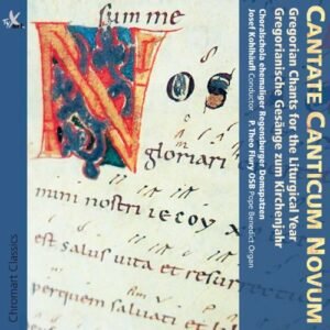 Cantate Canticum Novum - Gregorianische Gesänge zum Kirchenjahr - Image 1