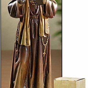 Christian Brands 7.87" Saint st. Padre pio Statue Toscana Milagros Avalon Galerie Sammlung Figur - Image 1