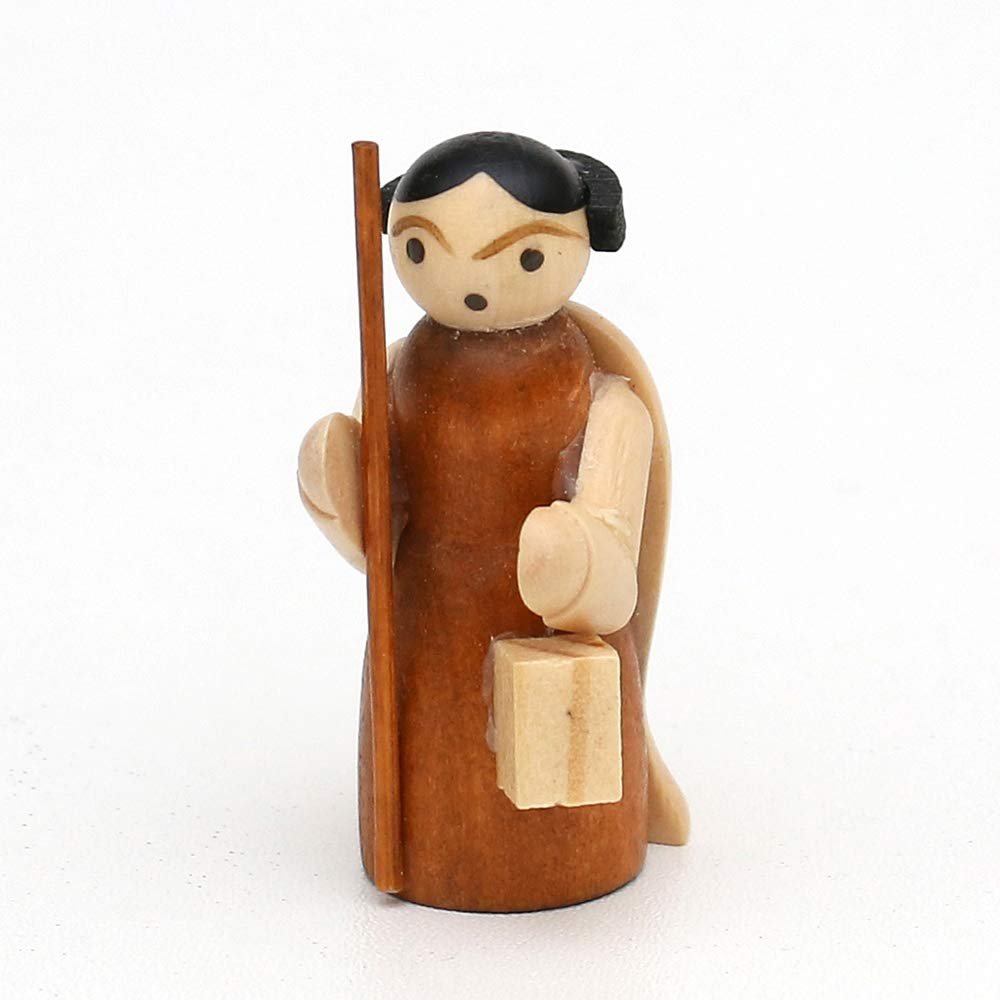 Dekohelden24 Holz Krippenfiguren als 10er Set, Maße L/B/H: 1,7 x 2,8 x 5 cm. - Image 2