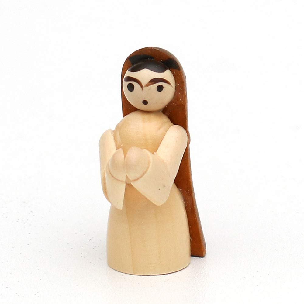 Dekohelden24 Holz Krippenfiguren als 10er Set, Maße L/B/H: 1,7 x 2,8 x 5 cm. - Image 3