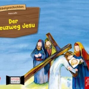 Der Kreuzweg Jesu. Kamishibai Bildkartenset: Entdecken - Erzählen - Begreifen: Kinderbibelgeschichten. Die Passionsgeschichte aufbereitet für das ... (Bibelgeschichten für unser Erzähltheater) - Image 1