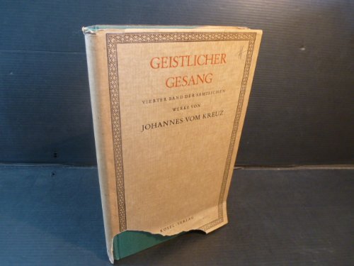 Des Heiligen Johannes vom Kreuz: Geistlicher Gesang. - Image 1