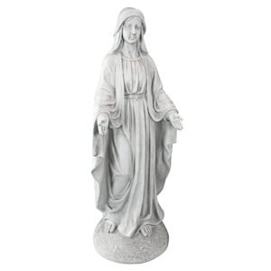 Design Toscano Madonna von Notre Dame Gartenfigur, Maße: 34,5 x 33 x 91,5 cm - Image 1
