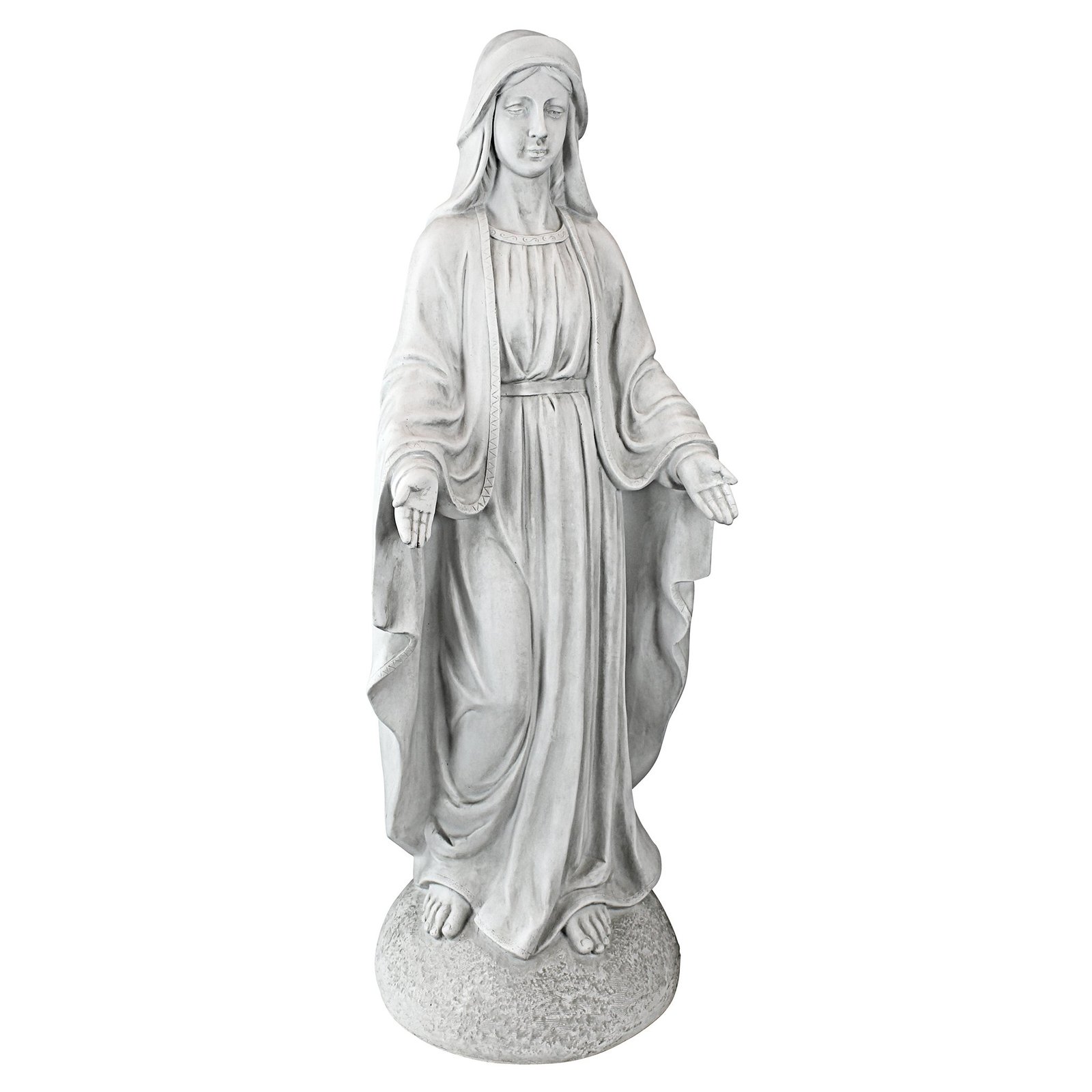 Design Toscano Madonna von Notre Dame Gartenfigur, Maße: 34,5 x 33 x 91,5 cm - Image 1