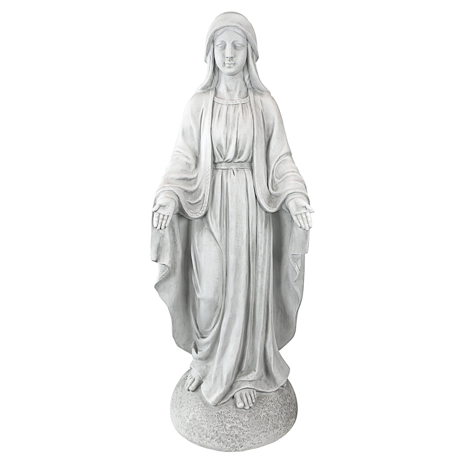 Design Toscano Madonna von Notre Dame Gartenfigur, Maße: 34,5 x 33 x 91,5 cm - Image 2