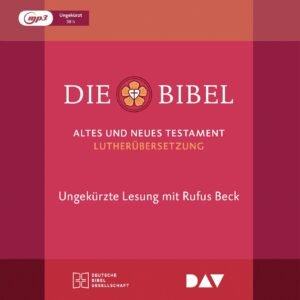 Die Bibel. Gelesen von Rufus Beck: Ungekürzte Lesung des Alten und Neuen Testaments und der Apokryphen in der Lutherübersetzung 2017 (9 mp3-CDs) - Image 1