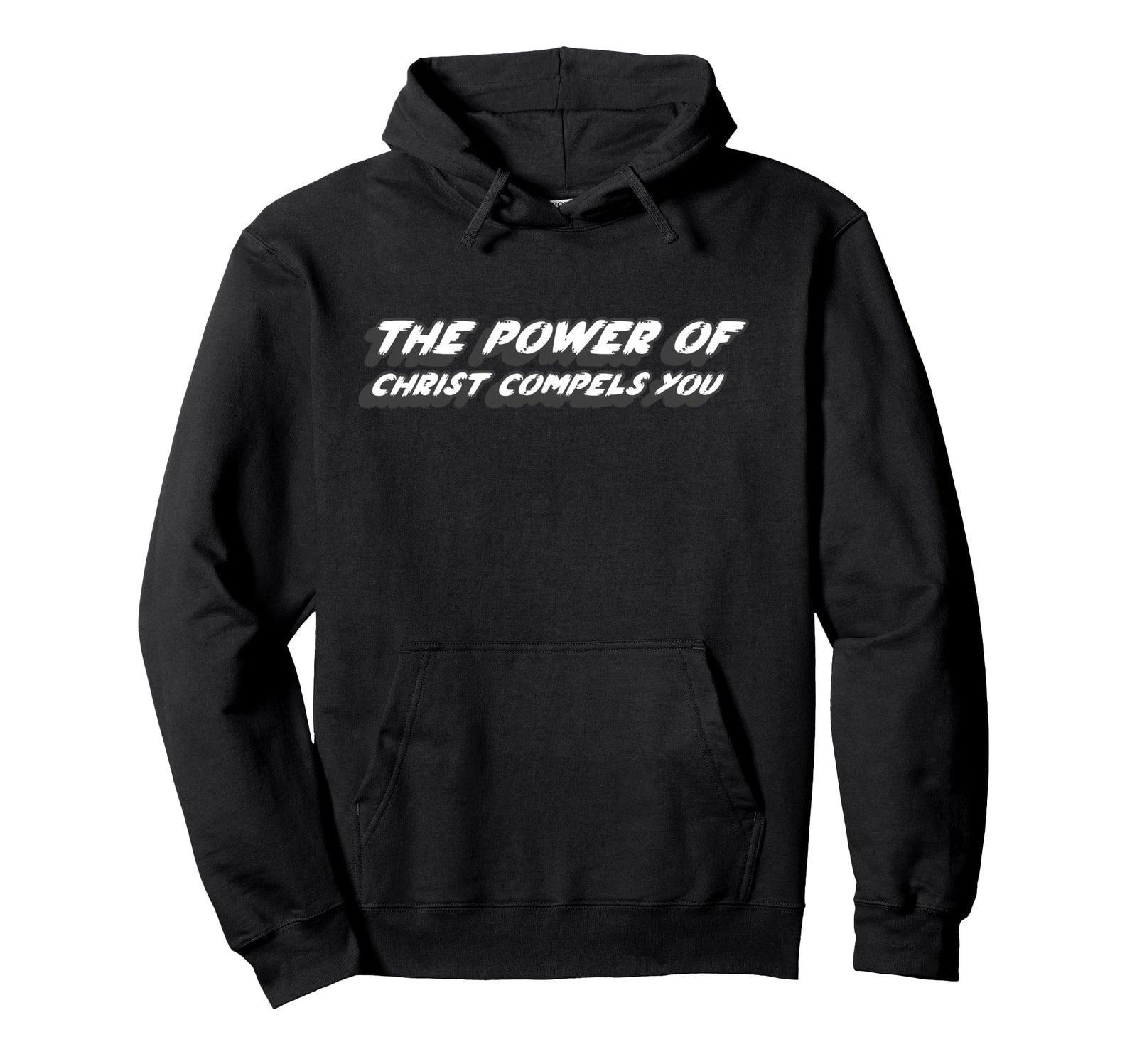 Die Macht Christi zwingt Dich | Religiöser Film Pullover Hoodie - Image 1