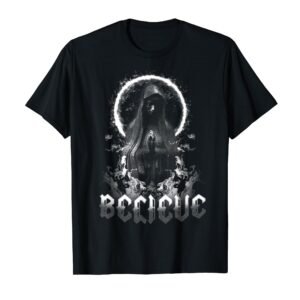 Die Mutter Gottes Maria Madonna christliches Rock Metal T-Shirt - Image 1