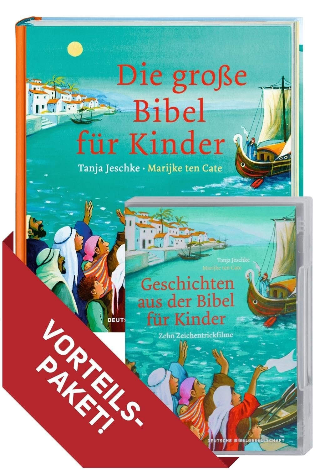 Die große Bibel für Kinder + Geschichten aus der Bibel für Kinder: Buch + DVD - Image 1