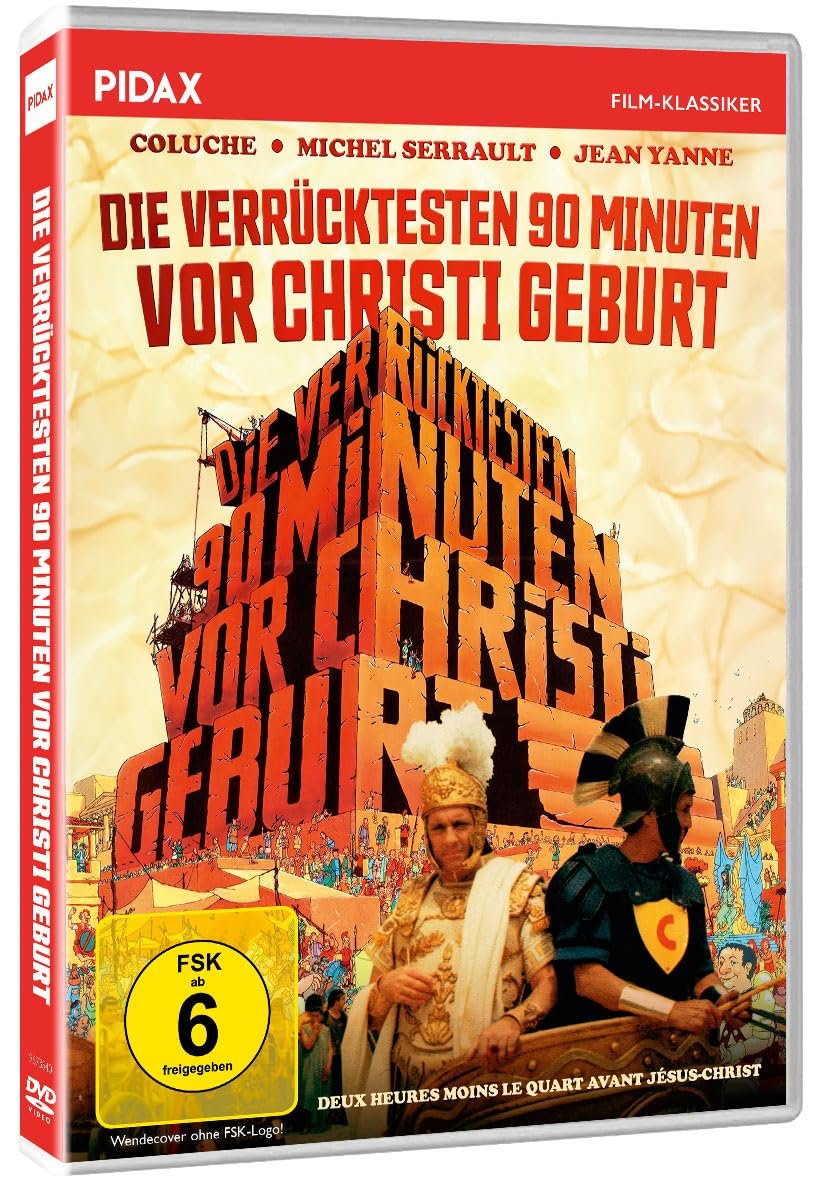 Die verrücktesten 90 Minuten vor Christi Geburt (Deux heures moins le quart avant Jésus-Christ) / Kultige Monumentalfilm-Parodie mit Starbesetzung (Pidax Film-Klassiker) - Image 2