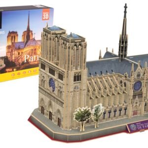 EXPLORA - Notre Dame De Paris - 3D-Puzzles - 540202-128 Teile - Historisches Denkmal - Level 5 - Ohne Kleber oder Schere - Paris - BAU - National Geographic Lizenz - Ab 8 Jahren - Image 1