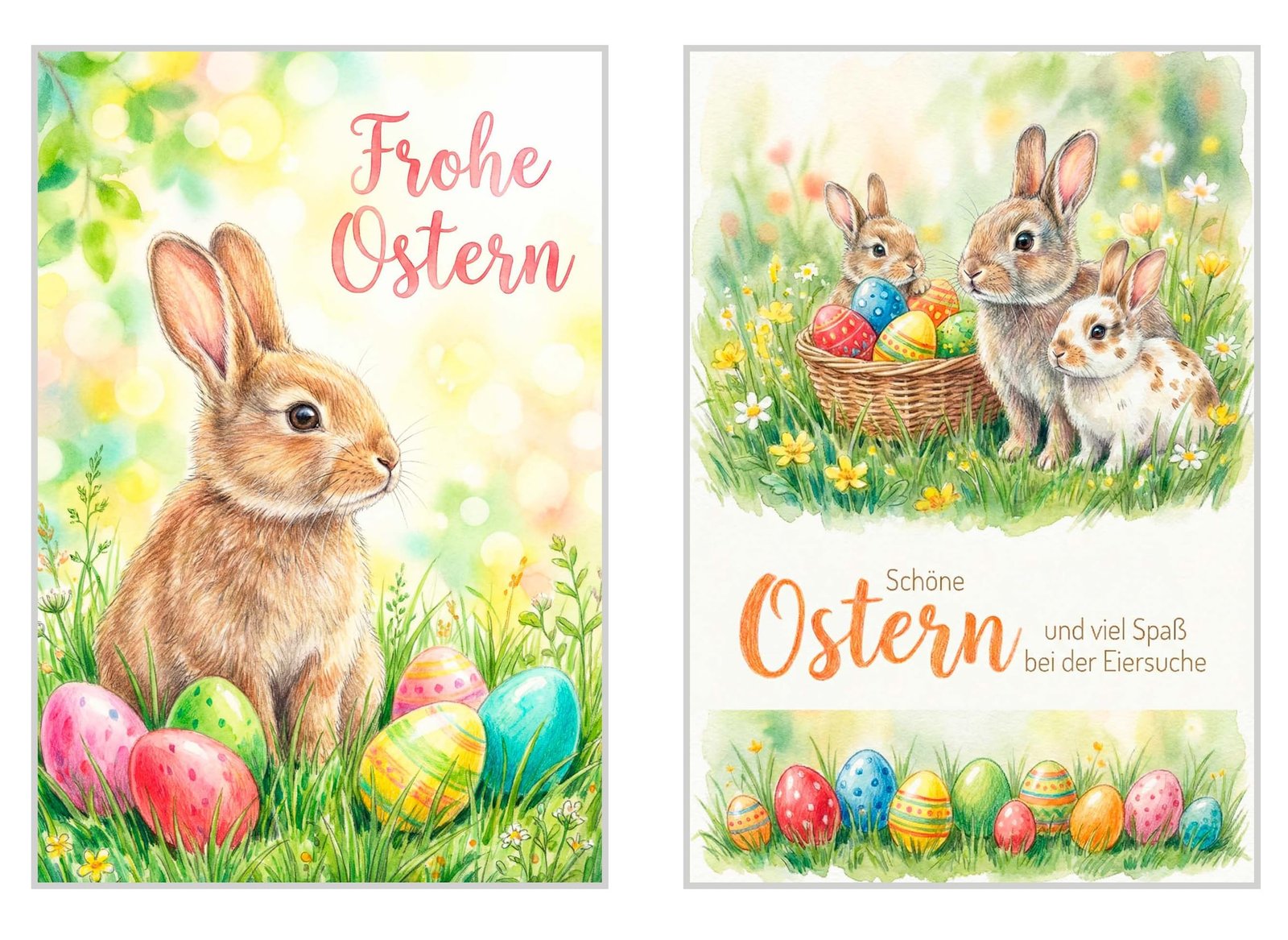 Edition Seidel Set 6 Grußkarten zu Ostern mit Umschlag. Glückwunschkarten Osterkarten Doppelkarten Klappkarten Kartenset Karte Grußkarte Gruß Spruch Frohe Ostern Osterfest (SW026) - Image 4