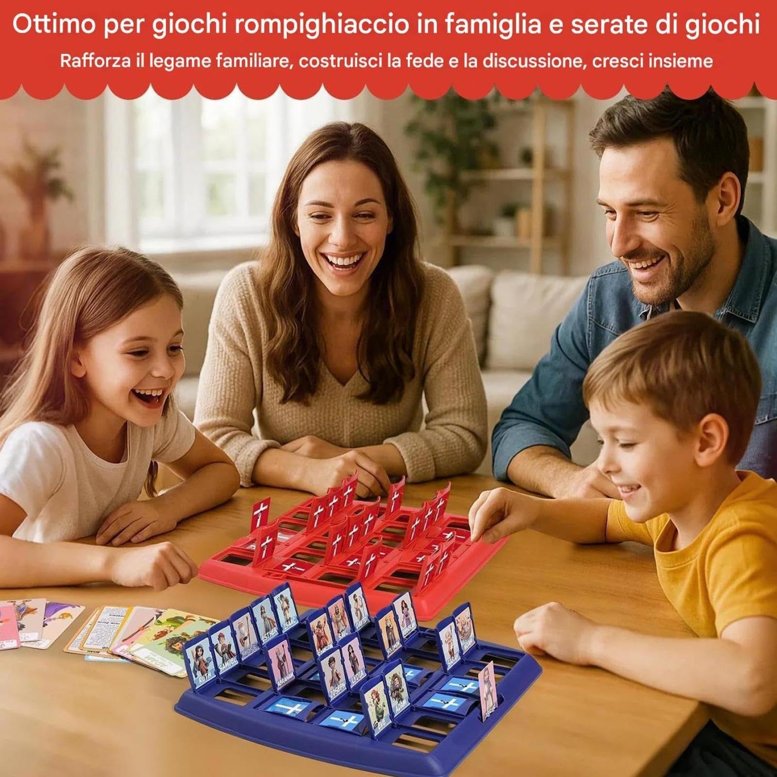Erraten Sie Die Bibel - Brettspiele Für Kinder | Klassische 24 Figuren Zur Entwicklung Von Lustigem Spielzeug, Brettspiele Kinder, Schulklassenzimmer, Haus, Las Familie, I Co - Image 3