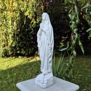 FABRIQ Heilige Muttergottes Statue 38 cm – 2 kg Steinguss – Wetterfest & frostsicher – Gartenfigur Madonna für Haus & Kirche - Image 1