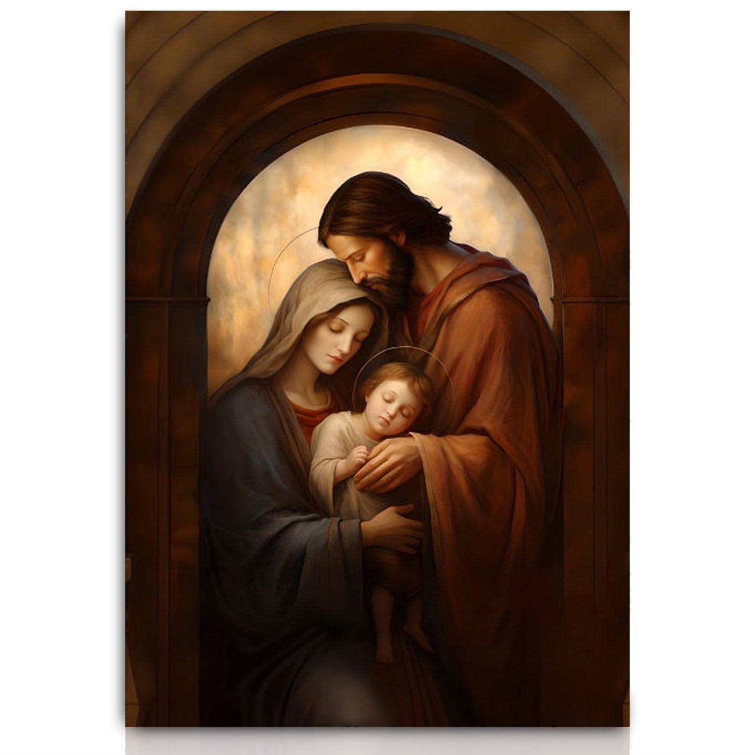 Fchen art Poster mit Aufschrift "Post Mother Mary & Child Jesus", Wandkunst, Heilige Familie, Bilder für Wanddekoration, Dame, Mutter, Himmel, Königin von Maria, Poster, moderne ästhetische - Image 2