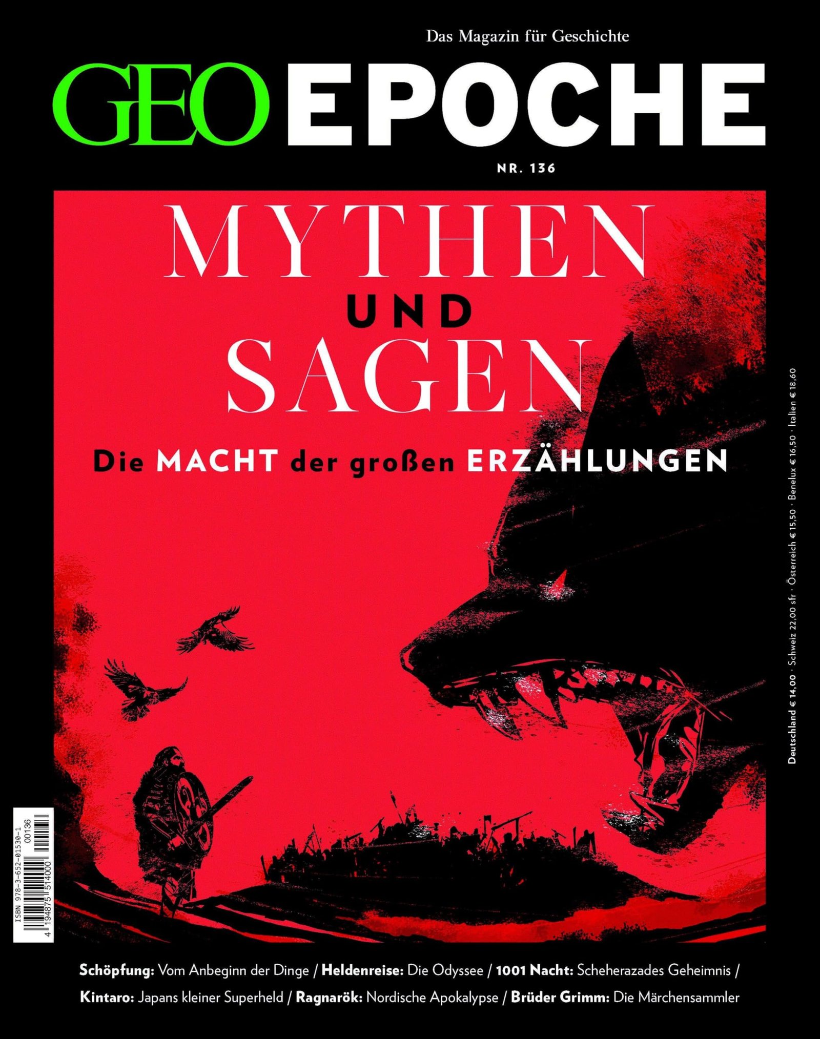 GEO Epoche / GEO Epoche/ GEO Epoche 136/2025 - Mythen & Sagen: Das Magazin für Geschichte - Image 1
