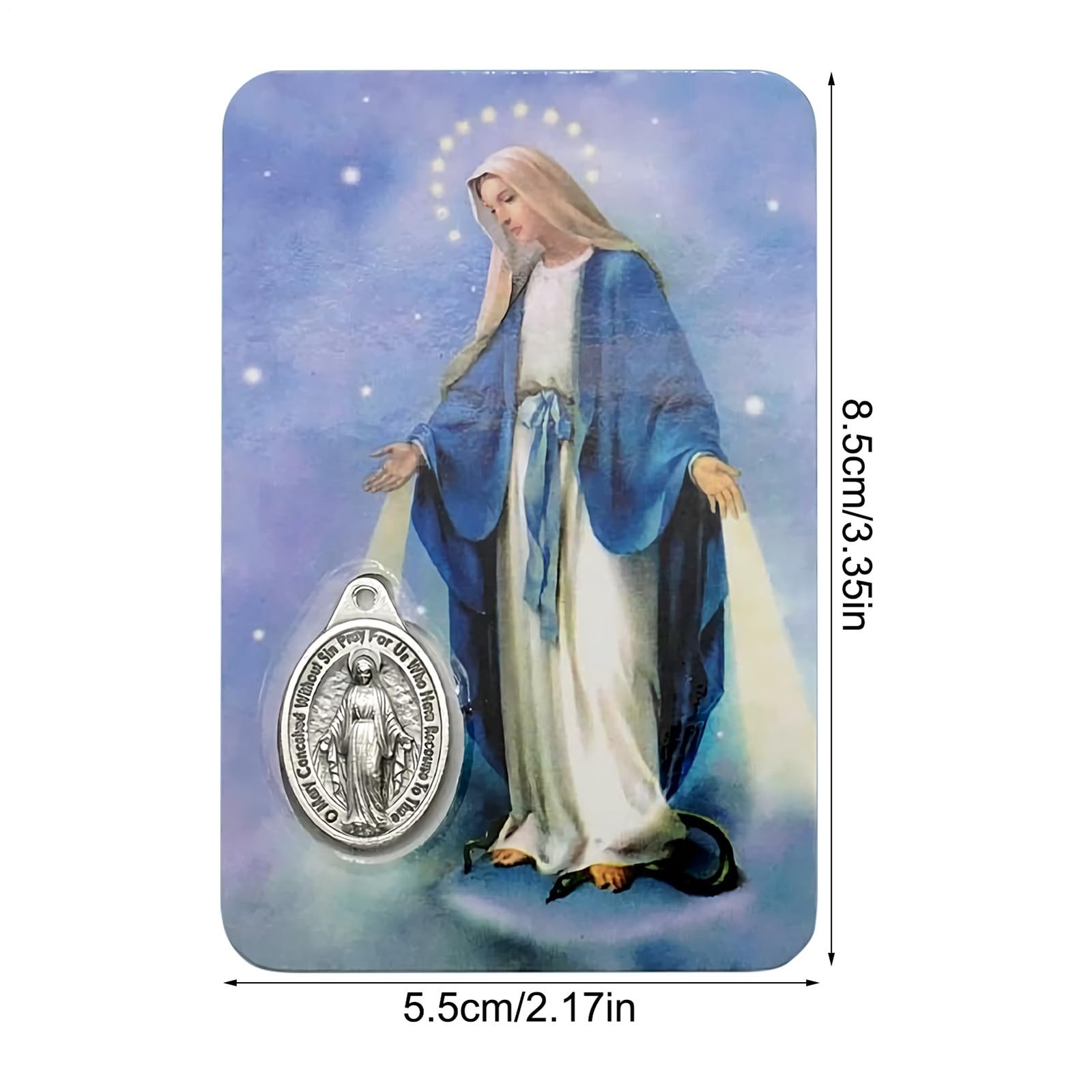 Gebetskarten, christliche, inspirierende, religiöse Grußkarten, 8,5 x 5,5 cm, 30-teiliges Set für tägliche Ermutigung, kirchliche Geschenke, katholische Veranstaltungen, Abschlussfeiern, spirituelle - Image 2