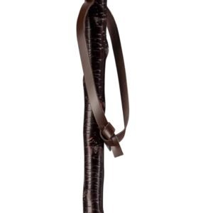 Gehstock Wanderstock Schwarzdorn-Wurzelstock rindenecht mit Lederschlaufe 105 cm - Image 1