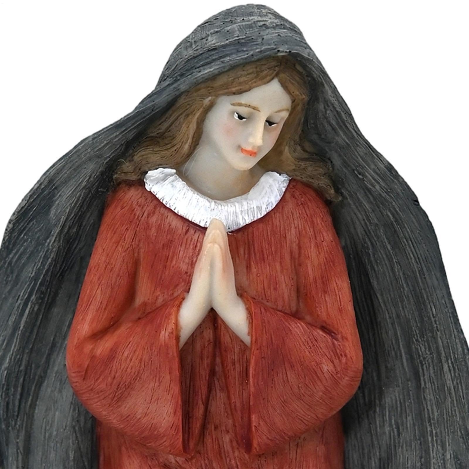 Generico Mutter Maria Statue - Deko Schreibtischskulptur, Figur der , religiöses katholisches Ornament | Ikone des heiligen christlichen Segens - Image 4
