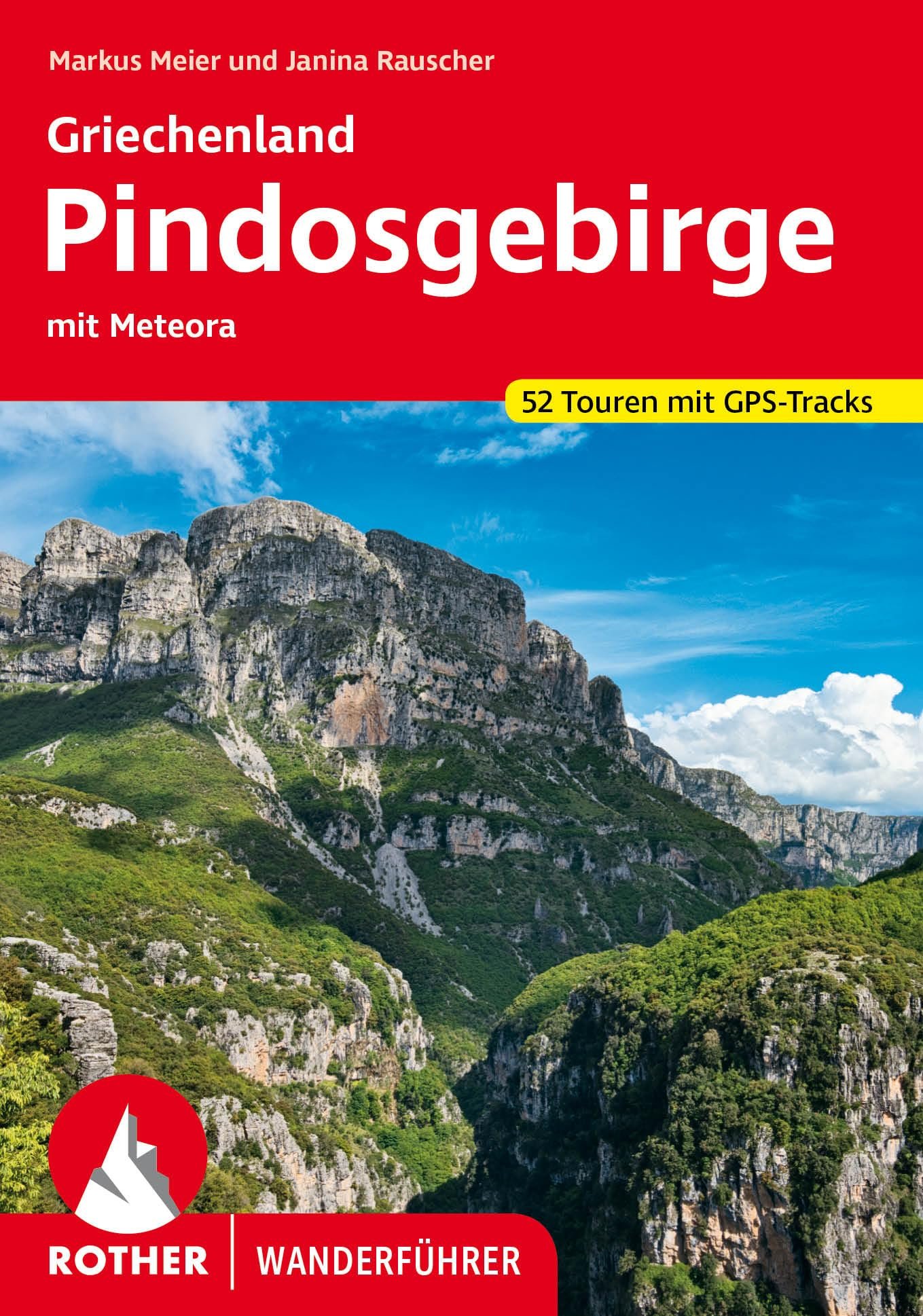 Griechenland – Pindosgebirge: mit Meteora. 52 Touren mit GPS-Tracks (Rother Wanderführer) - Image 1