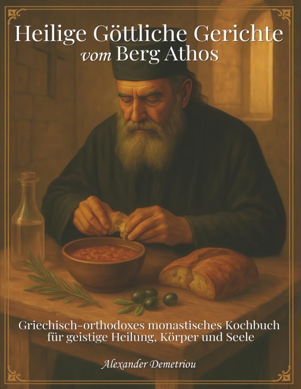 Heilige Göttliche Gerichte vom Berg Athos: Griechisch-Orthodoxes Klosterkochbuch Traditionelle Fastenrezepte und einfache mediterrane Gerichte für geistige Heilung, Körper und Seele - Image 1