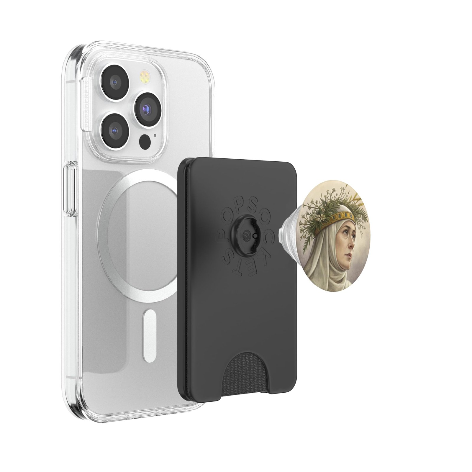 Heilige Hildegard von Bingen PopSockets PopWallet für MagSafe - Image 3